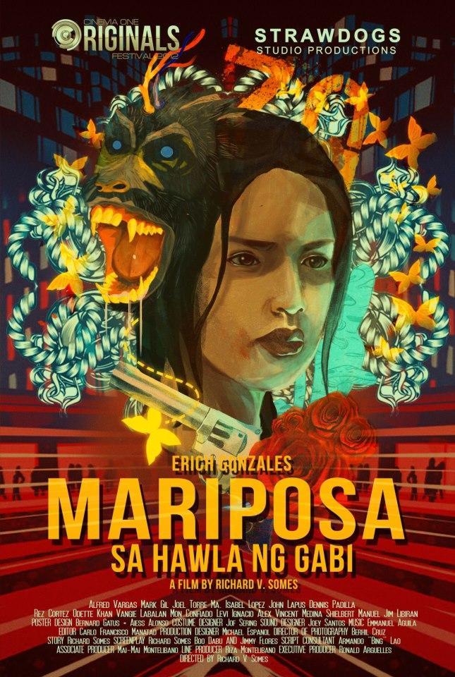 Mariposa in the cage of the night