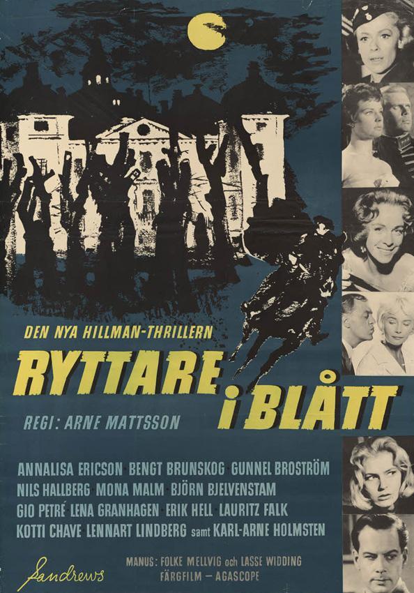 Ryttare i blått