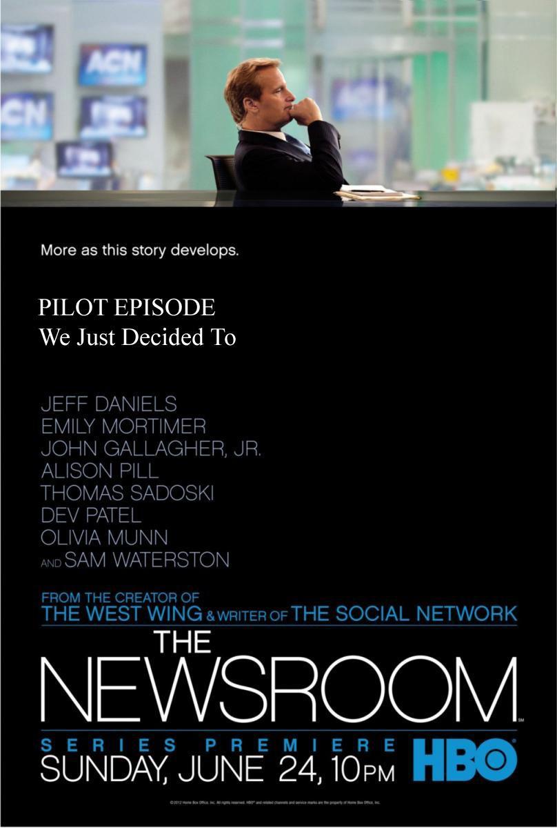 The Newsroom - Episodio piloto (TV)