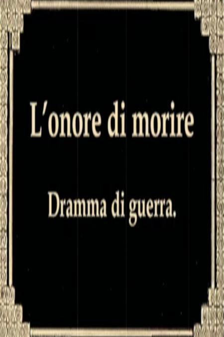 L'onore di morire