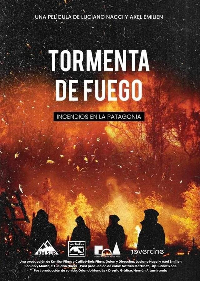 Tormenta de fuego, incendios en la Patagonia