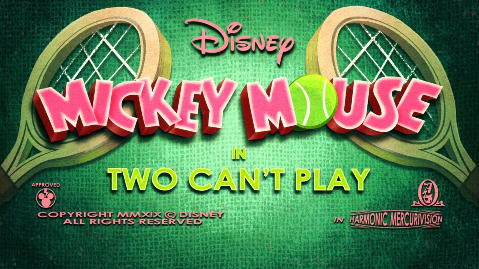 Mickey Mouse: Two Can't Play (TV) (S)