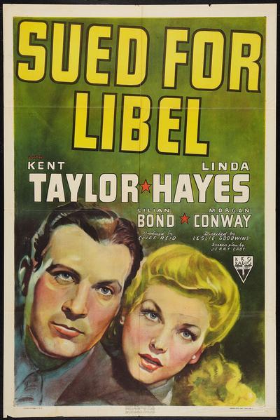 Sued for Libel (1939)