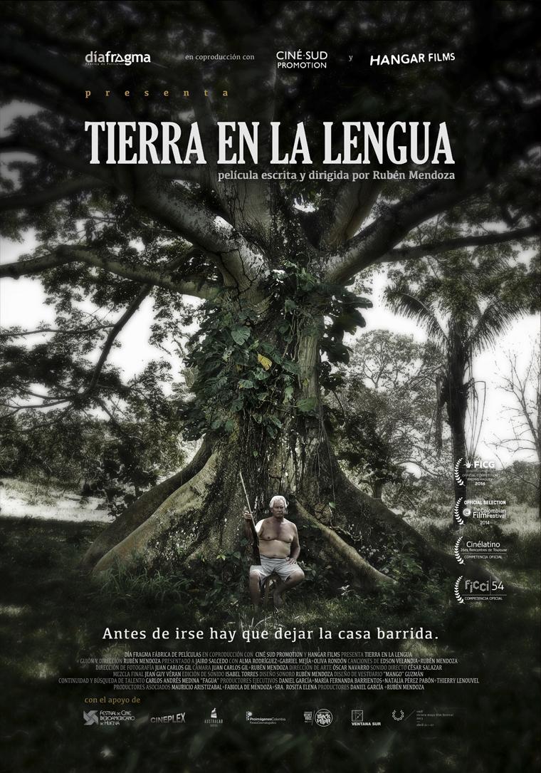 Tierra en la lengua