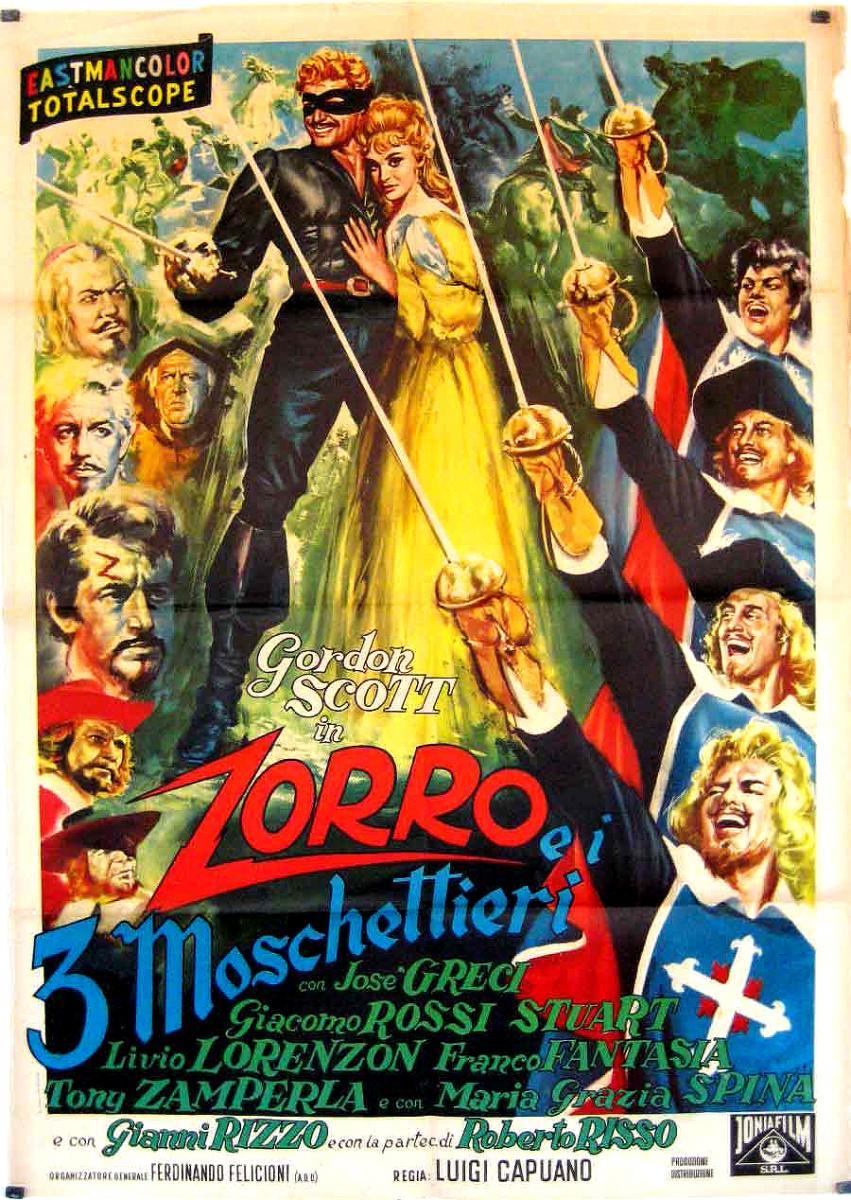 El Zorro y los tres mosqueteros