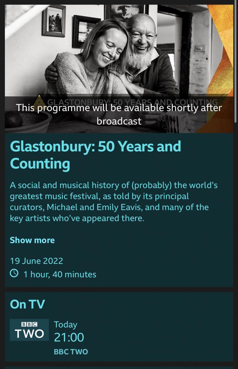 50 años de Glastonbury