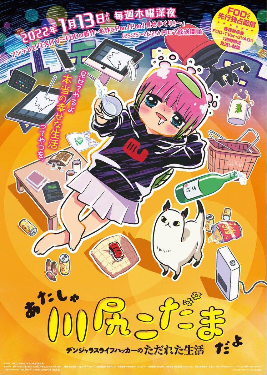 Atasha Kawajiri Kodama Da Yo: Dangerous Life Hacker no Tadareta Seikatsu (Serie de TV)