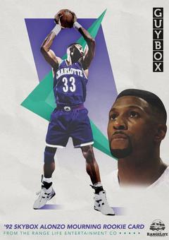 '92 Skybox Alonzo Mourning Rookie Card (C)