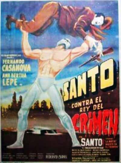 Santo contra el rey del crimen