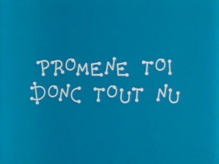 Promène-toi donc tout nu!