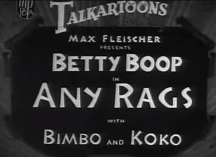 Betty Boop's Any Rags (C)