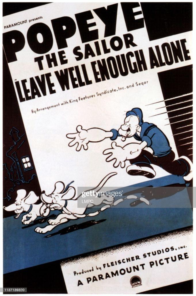 Popeye the Sailor: Leave Well Enough Alone (S)