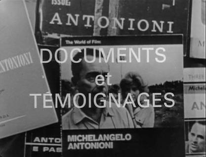 Antonioni: Documents and Testimonials (TV) (1966)