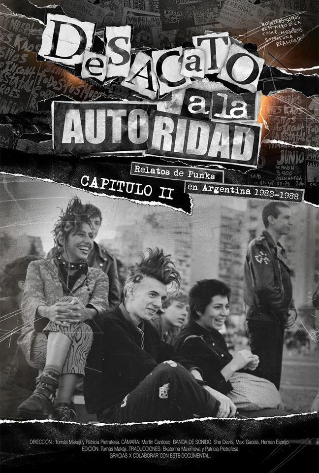 Desacato a la autoridad. Relatos de punks en Argentina 1983-1988