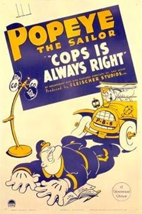 Popeye the Sailor: Cops Is Always Right (S)