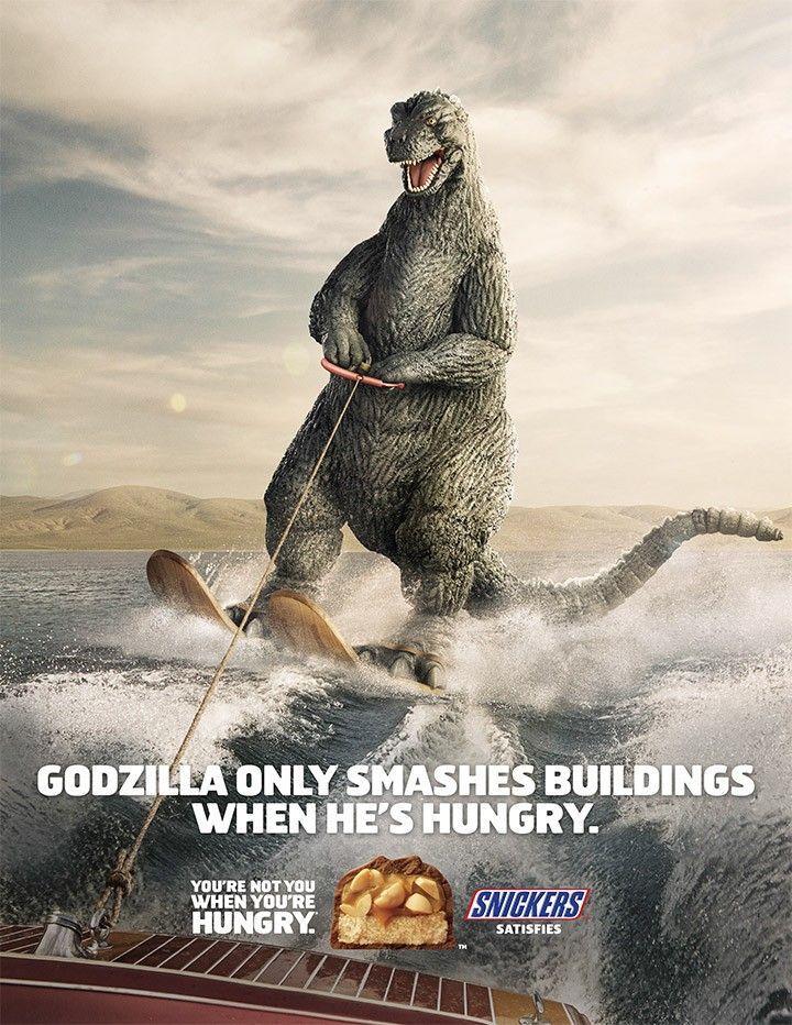 Snickers: Godzilla