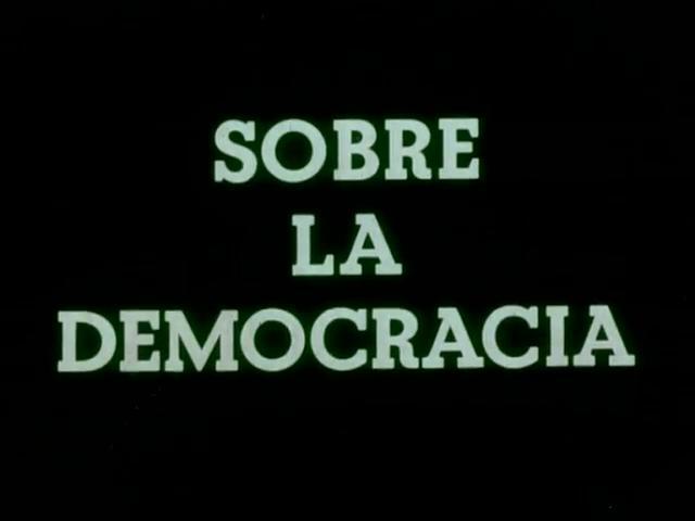 Sobre la democracia (C)