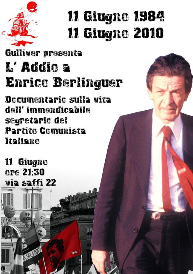 L'addio a Enrico Berlinguer