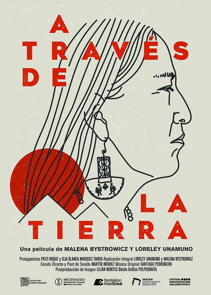 A través de la tierra